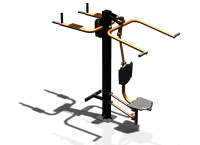 Уличный тренажер "Верхняя тяга Брусья Пресс" УТ339 в Нальчике