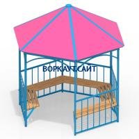 Беседка с лавками МАФ 4120 в Нальчике