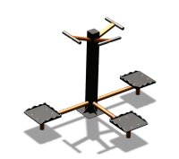 Уличный тренажер "Твистер тройной" УТ337 в Нальчике