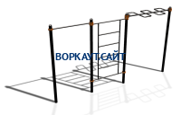 Спортивный комплекс воркаут ВС-129 в Нальчике