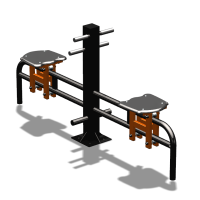 Уличный тренажер  "Каталка двойная"   УТ215 в Нальчике