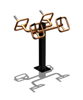 Уличный тренажер  "Штурвал двойной"  УТ201 в Нальчике