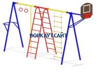 Гимнастический комплекс с баскетбольным щитом МАФ 3001 в Нальчике