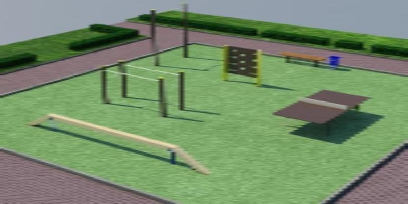 Проект спортплощадки мини спорт  в Нальчике