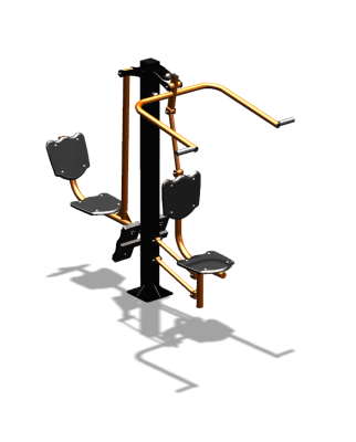 Уличный тренажер "Верхняя тяга Жим ногами" УТ322 в Нальчике