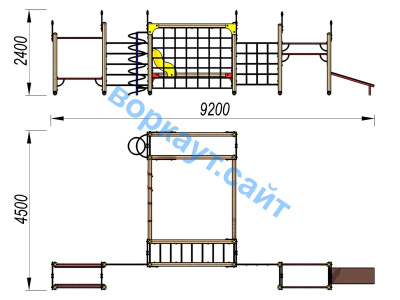 Детский спортивный комплекс ДСК 3102 в Нальчике