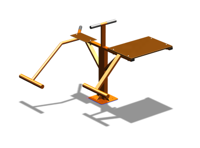 Уличный тренажер "Пресс Гиперэкстензия" УТ327 в Нальчике