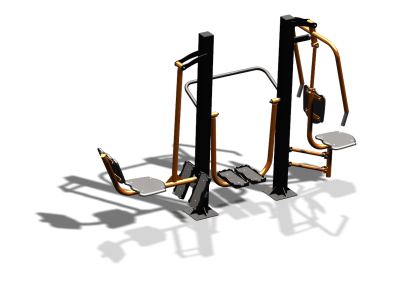 Уличный тренажер "Жим ногами Шагомер Жим от груди" УТ333 в Нальчике