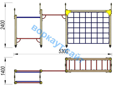 Детский спортивный комплекс Атлет ДСК 3106 в Нальчике