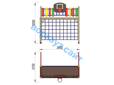 Детский спортивный комплекс ДСК 3101 в Нальчике
