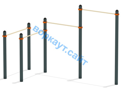 Турник двойной с брусьями ВС-17 в Нальчике