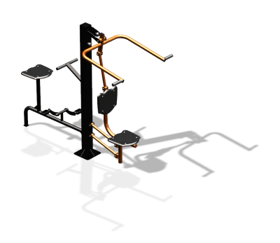 Уличный тренажер "Верхняя тяга Вело" УТ340 в Нальчике