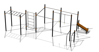 Спортивный комплекс воркаут ВС-153 в Нальчике