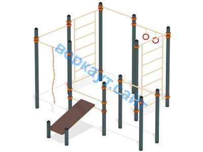 Спортивный комплекс воркаут ВС-47 в Нальчике