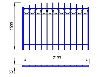 Ограждение спортивной площадки МАФ 5005 в Нальчике