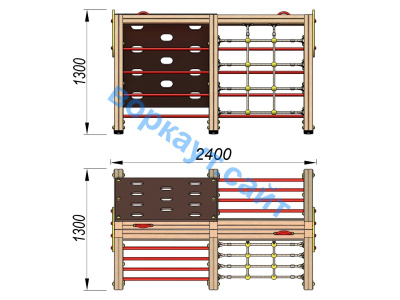 Детский спортивный комплекс ДСК 3203 в Нальчике