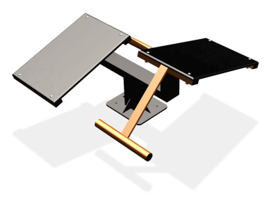 Уличный тренажер  "Скамья для пресса двойная"   УТ213 в Нальчике