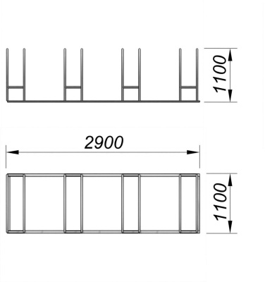 Велопарковка МАФ 6002 в Нальчике