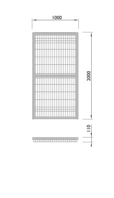 Калитка спортивной площадки МАФ 5105 в Нальчике