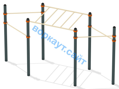 Турник разноуровневый с рукоходом ВС-26 в Нальчике