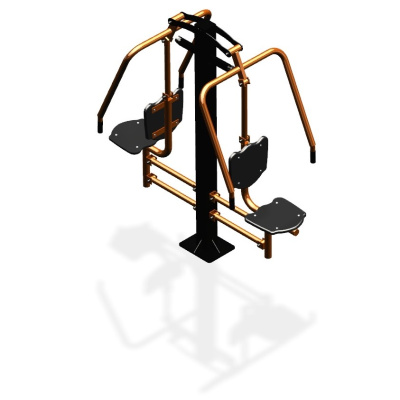 Уличный тренажер  "Жим от груди двойной" УТ204 в Нальчике