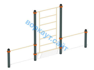 Шведская стенка с перекладинами ВС-13 в Нальчике