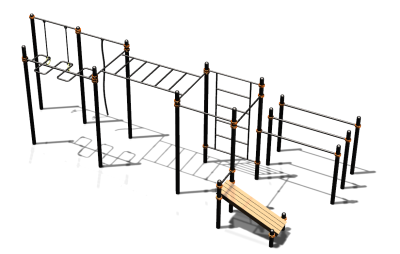 Спортивный комплекс воркаут ВС-77 в Нальчике