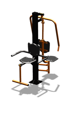 Уличный тренажер "Жим от груди Флекс" УТ324 в Нальчике