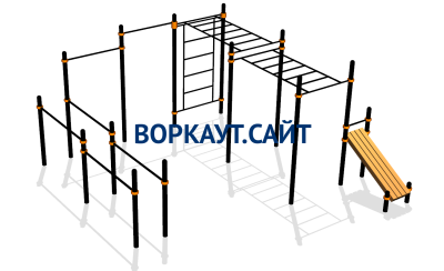 Спортивный комплекс воркаут ВС-109 в Нальчике