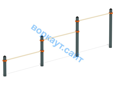 Каскад турников тройной ВС-6 в Нальчике