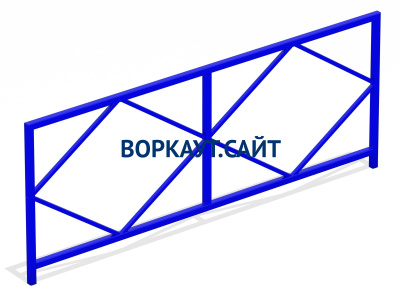 Ограждение площадки МАФ 5001 в Нальчике
