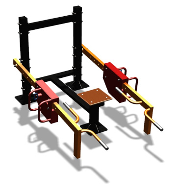 Силовой уличный тренажер  "Приседания/Шраги"  УТ413 в Нальчике
