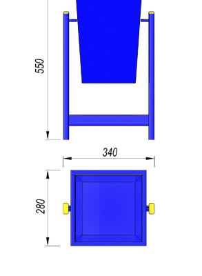 Урна МАФ 1630 в Нальчике