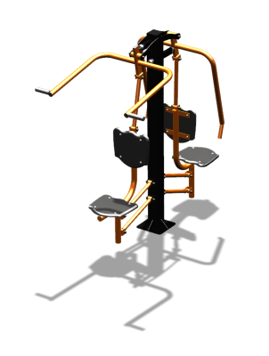 Уличный тренажер "Жим от груди Верхняя тяга" УТ314 в Нальчике