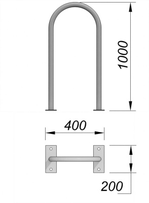 Велопарковка МАФ 6001 в Нальчике
