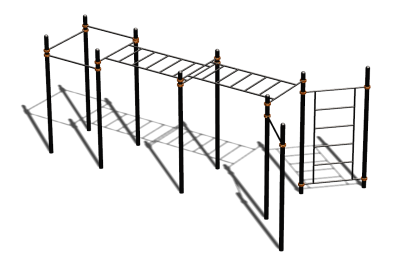Спортивный комплекс воркаут ВС-118 в Нальчике