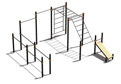 Спортивный комплекс воркаут ВС-146 в Нальчике