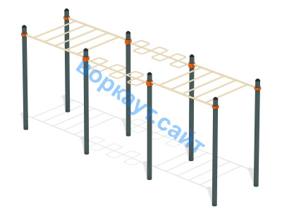 Воркаут комплекс рукоходов ВС-22 в Нальчике