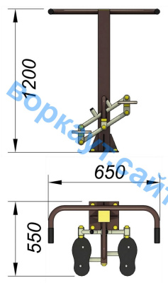 Уличный тренажер "Балансир" УТ 007 в Нальчике
