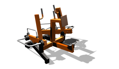 Силовой уличный тренажер  "Рычажная тяга"  УТ419 (тренажер находится на оптимизации у производства  и внешне может отличится от заявленной картинки в Нальчике