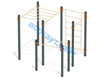 Спортивный комплекс воркаут ВС-48 в Нальчике