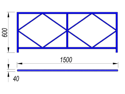 Ограждение площадки МАФ 5001 в Нальчике