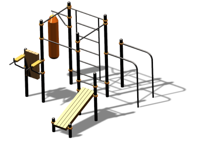 Спортивный комплекс воркаут ВС-93 в Нальчике