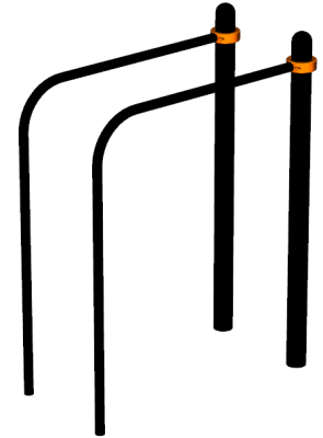 Воркаут брусья приставные ВС-39 в Нальчике