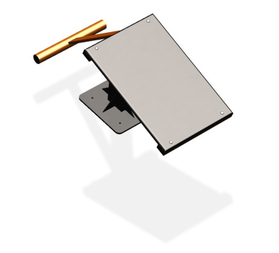 Уличный тренажер "Скамья для пресса" УТ 121 в Нальчике