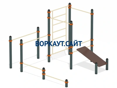 Спортивный комплекс воркаут ВС-43 в Нальчике