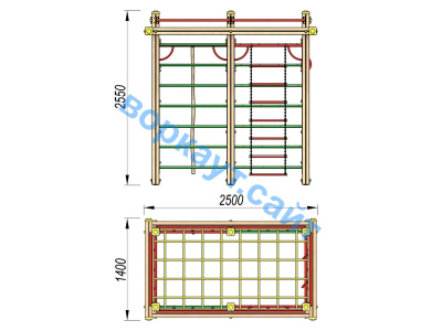 Детский спортивный комплекс ДСК 3108 в Нальчике