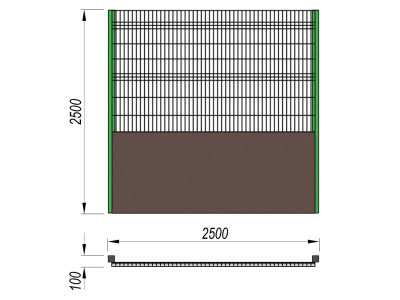 Ограждение хоккейной коробки МАФ 5202 в Нальчике