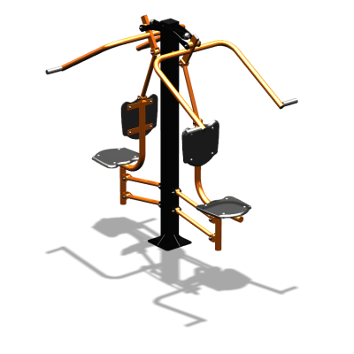 Уличный тренажер  "Верхняя тяга двойная"  УТ207 в Нальчике