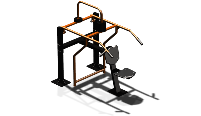 Силовой уличный тренажер  "Жим вверх сидя"  УТ403 в Нальчике